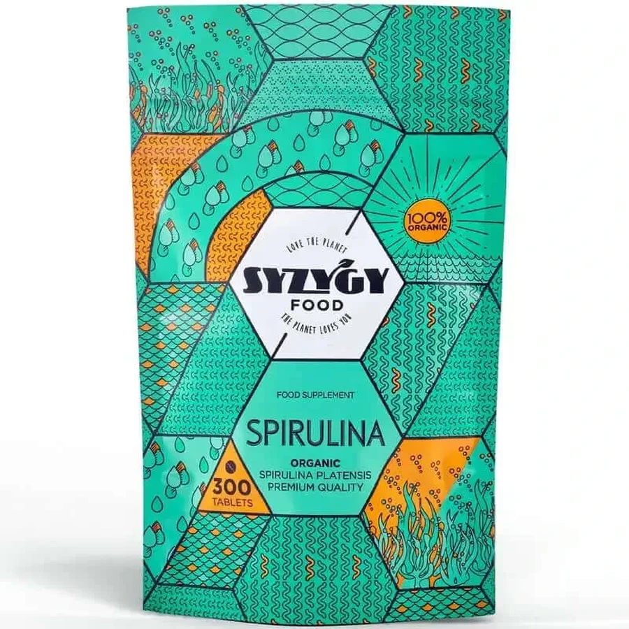 Syzygy Organic Spirulina Пищевая добавка, 300 таблеток: цены и характеристики
