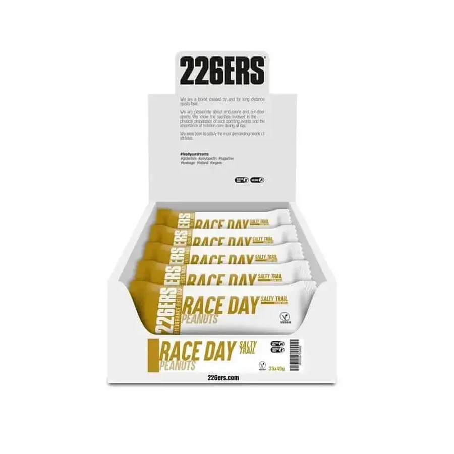 226Ers Race Day Salty Trail - Energy Bar Арахісовий енергетичний батончик, 30x40 г: ціни та характеристики