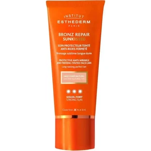 Esthederm Bronz Repair Sunkissed Крем проти зморшок для обличчя з сильним сонячним відтінком, 50 мл