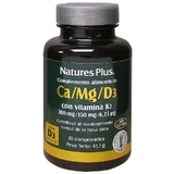 Natures Plus Ca/Mg/D3+K2, 30 таблеток, 30 шт.