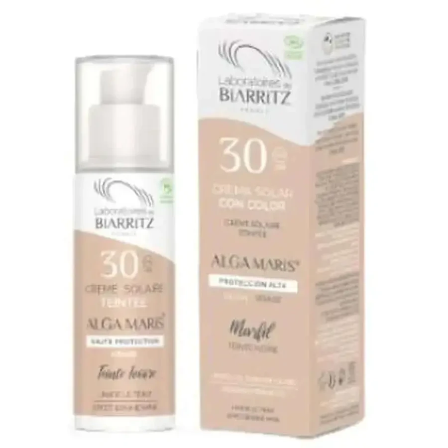 Alga Maris - Lab. Biarritz Крем для лица цвета слоновой кости Spf30 50Ml: цены и характеристики