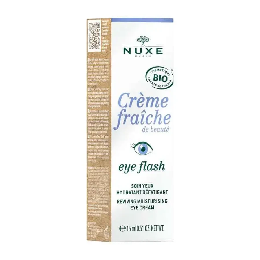Nuxe Crème Fraîche De Beauté® - Органічний зволожуючий догляд для очей Eye Flash: ціни та характеристики