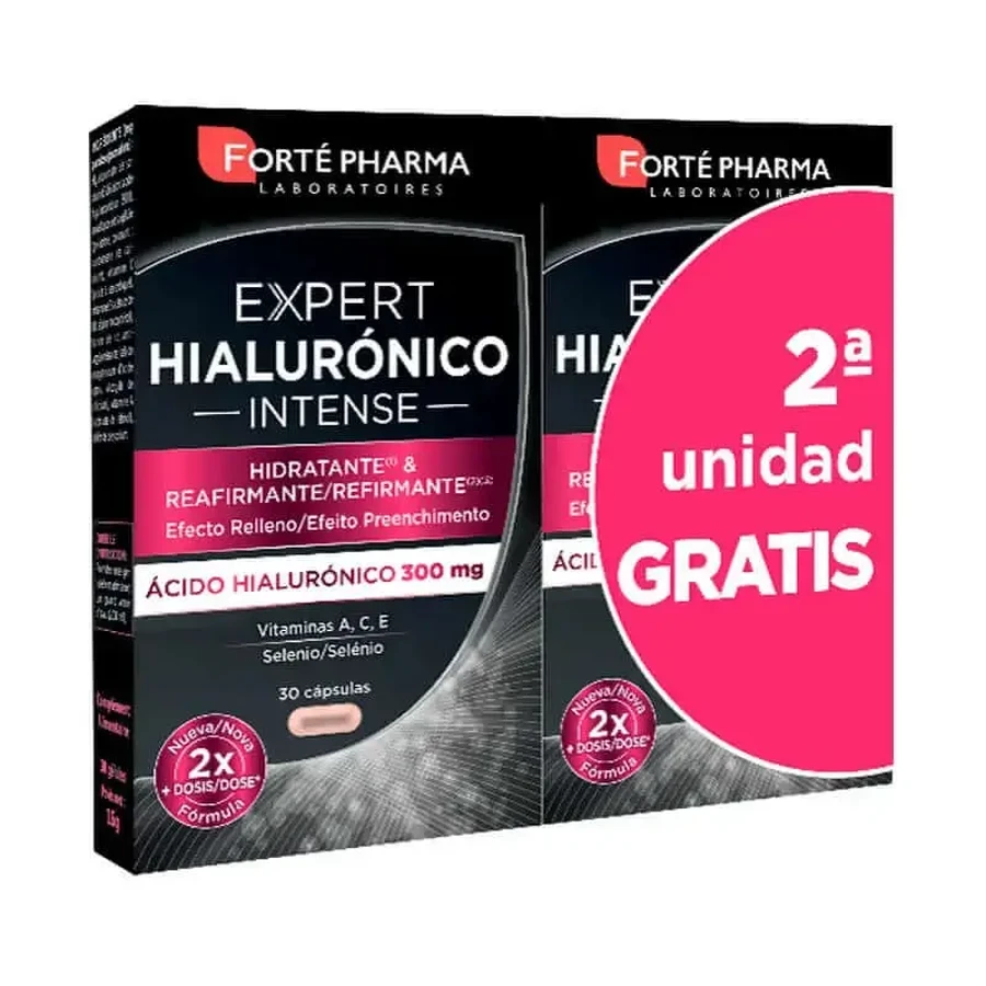 Forté Pharma Expert Hyaluronic Pack 30 капсул + 30 капсул безкоштовно: ціни та характеристики