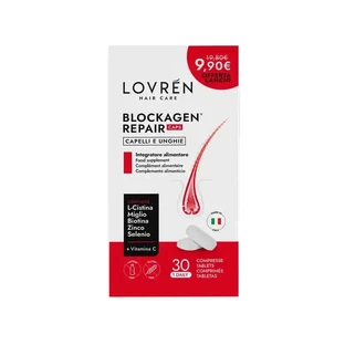 Харчова добавка Lovrén Hair Care Blockagen Repair Caps, 30 капсул