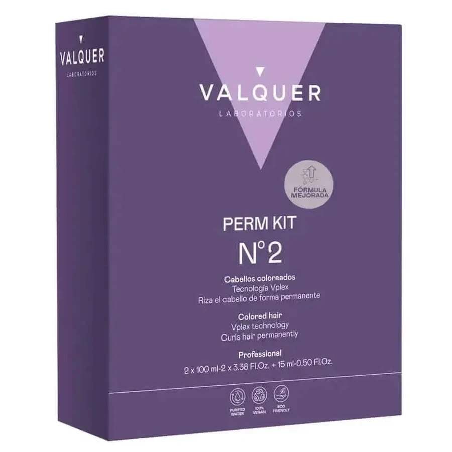 Valquer Professional Perming Kit - №2 (окрашенные волосы) , 210 мл: цены и характеристики