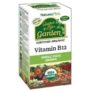 Natures Plus Garden Source Of Life Витамин B12, 60 капсул