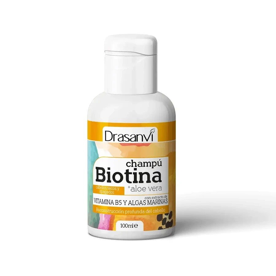 Drasanvi Biotina Шампунь с алоэ вера для сухих и тусклых волос, 100 мл: цены и характеристики