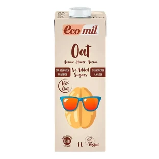 Ecomil Овес без додавання цукру Біо, 1 л