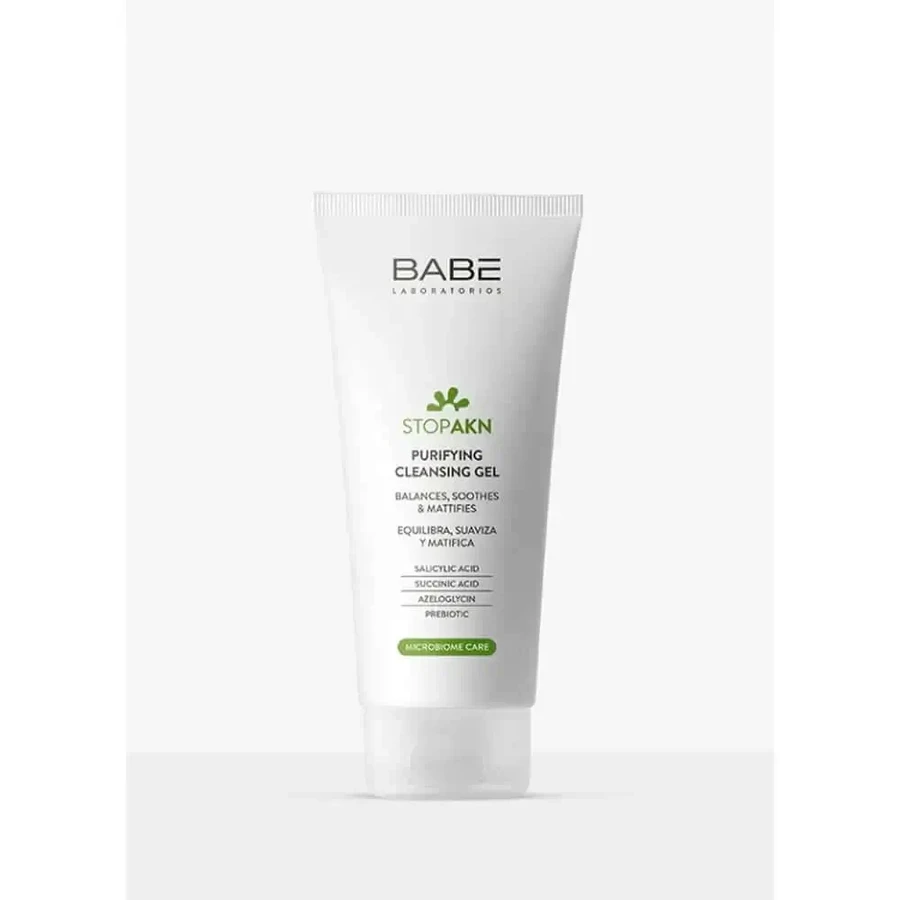 Очищувальний гель для вмивання Babé Stop Akn Purifying Cleanser, 200 мл: ціни та характеристики