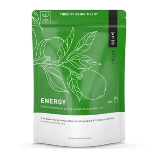 Vit2Go Energy Натуральна добавка для енергії та концентрації, 250 г
