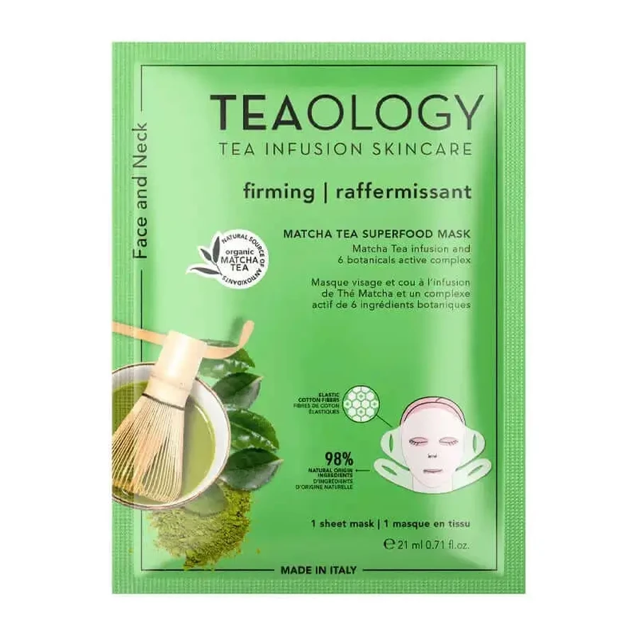 Суперфуд-маска з чаю матча Teaology, 21 мл: ціни та характеристики