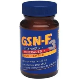 Gsn Gsn-F3 Вітамінні та мінеральні речовини 60 таблеток 660 мг