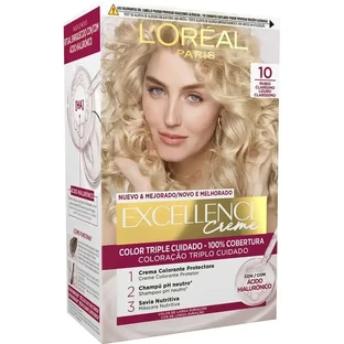 L'Oréal Paris Excellence Крем-фарба для перманентного фарбування волосся - відтінок 10 Light Найсвітліший освітлюючий блонд
