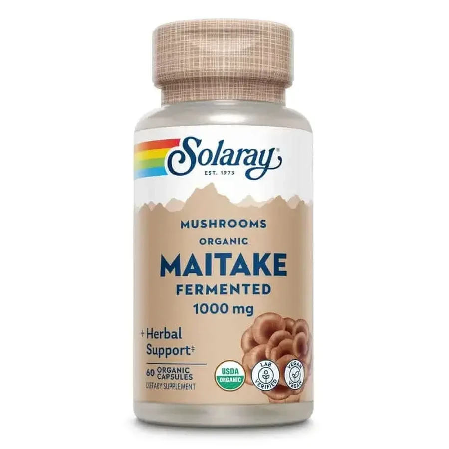 Solaray Maitake, 60 капсул по 500 мг: цены и характеристики