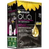 Garnier Olia Перманентна фарба без аміаку, з приємним запахом та квітковими оліями натурального походження - натуральний чорний 3.0