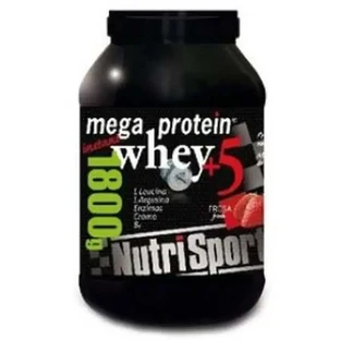 Nutrisport Mega Protein 5 сироватковий полуничний 1,8 кг