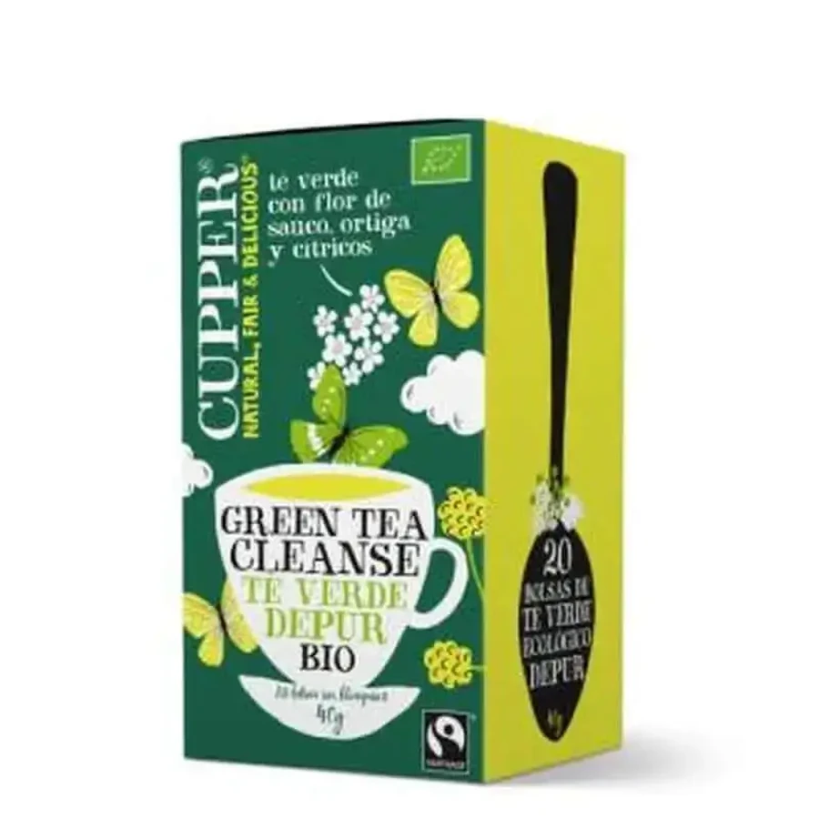Cupper Te Verde Depur Infusion 20Sachets. Био: цены и характеристики