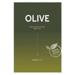 Barulab Чиста веганська маска - оливкова, 23 грами