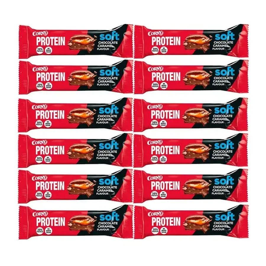 Corny Protein М'яка Шоколадна Карамель, 12 X 45 гр: ціни та характеристики
