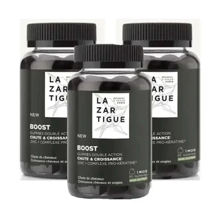 Lazartigue Gummies від випадіння волосся, упаковка 3 x 60 шт.