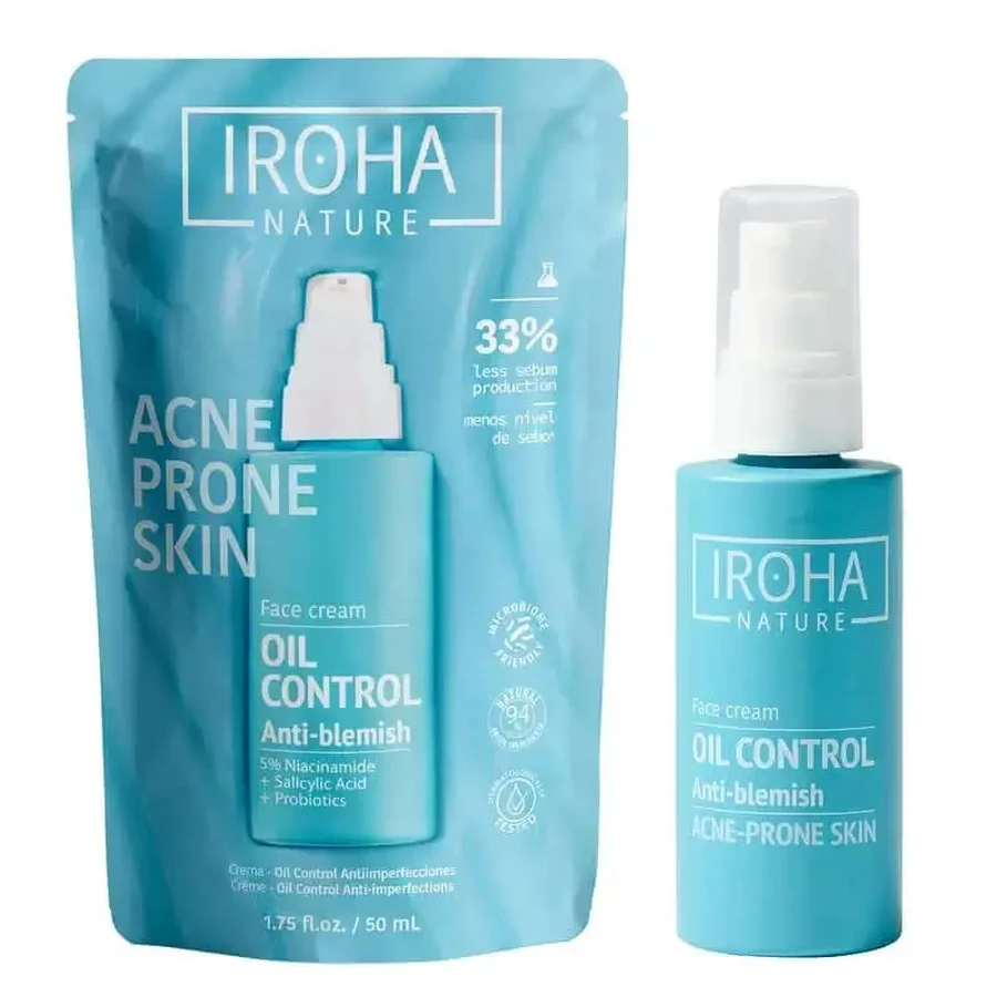 Iroha Nature Oily Skin Anti-imperfection Seboregulating Cream , 50 мл: цены и характеристики