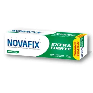 Novafix Extra Strong Безвкусный крем для приклеивания зубных протезов 20 г