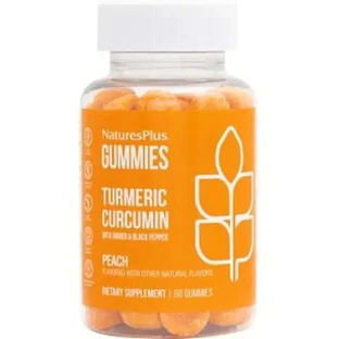 Natures Plus Gummies Curcuma, 60 жувальних цукерок