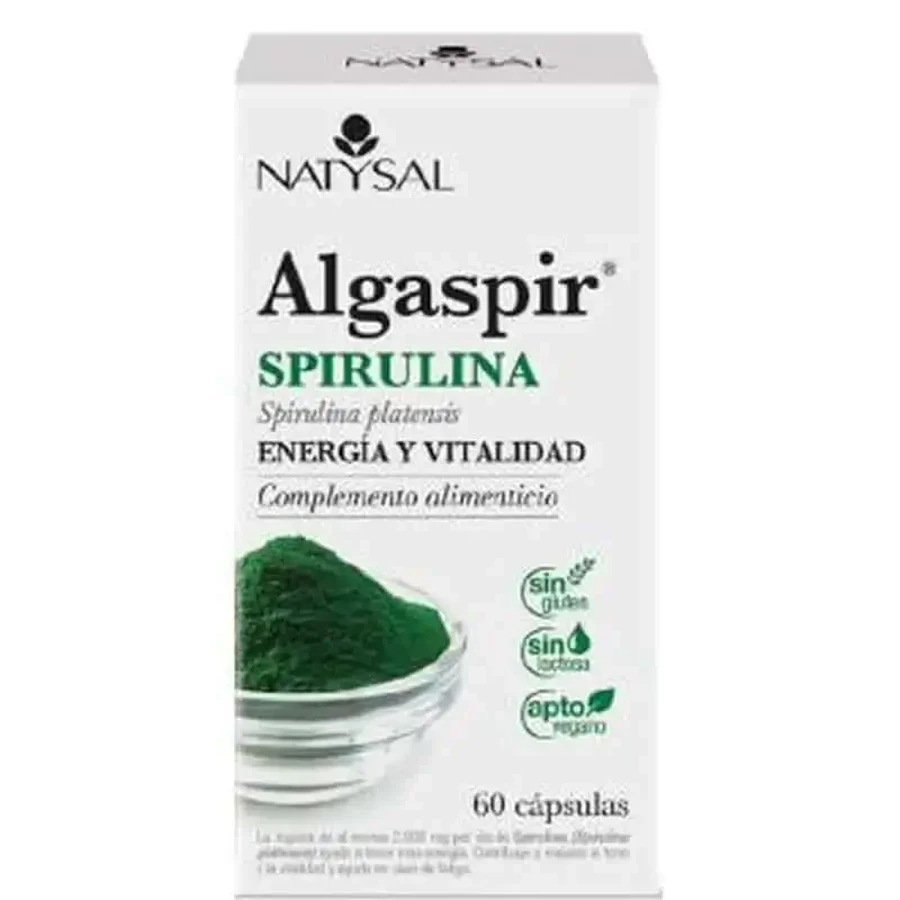 Natysal Algaepir Spirulina 60Caps Sg Vegan: ціни та характеристики
