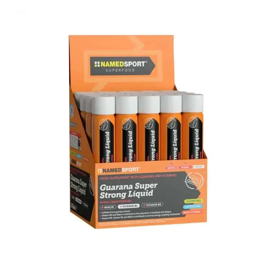 Named Sport Supplement Guaranà Super Strong Liquid , 20 флаконов х 25 мл: цены и характеристики