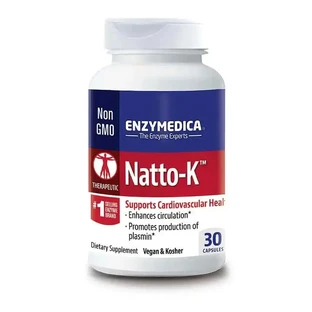 Enzymedica Natto - K, 30 капсул