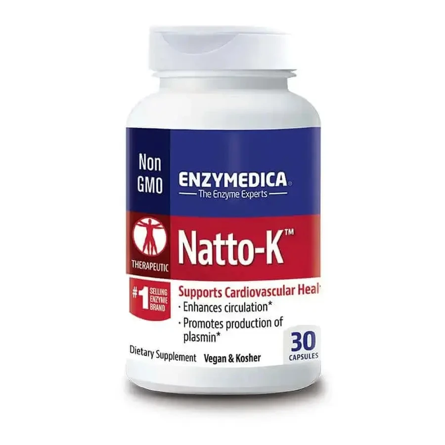 Enzymedica Natto - K, 30 капсул: цены и характеристики