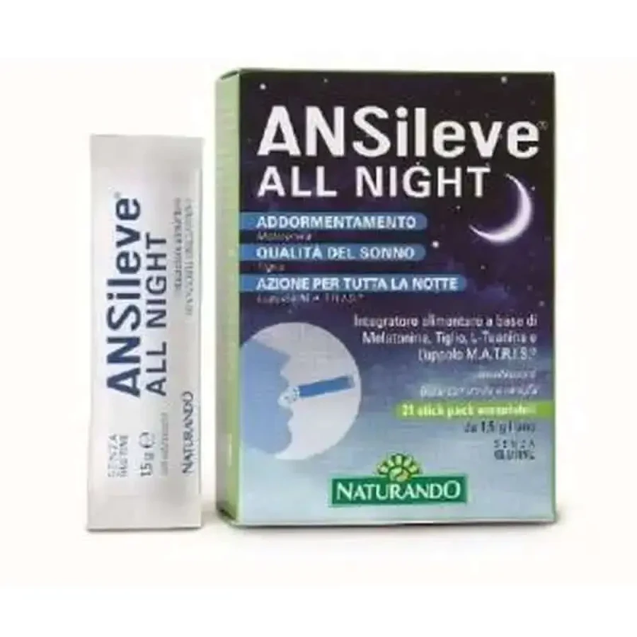 Naturando Ansileve All Night 21Sbrs. Sg: ціни та характеристики