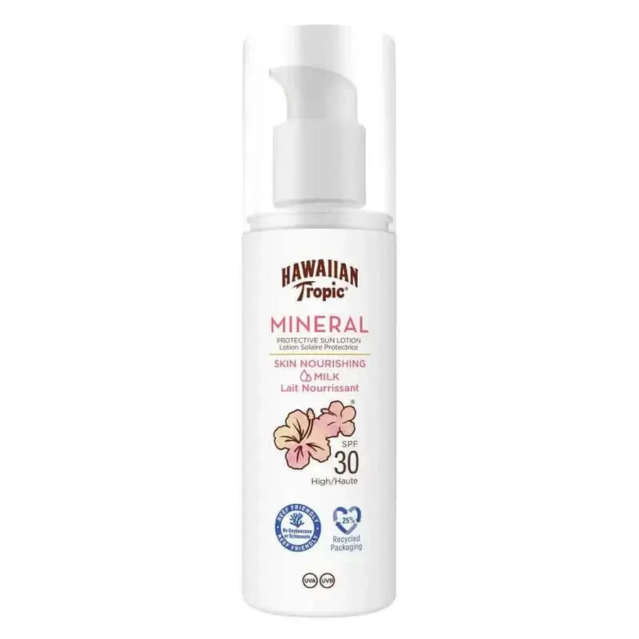 Hawaiian Tropic Sun Milk Mineral Spf30, 100 мл: цены и характеристики
