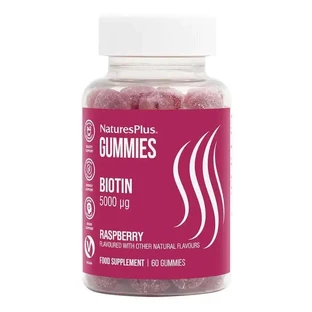 Natures Plus Gummies Біотин, 60 жувальних цукерок