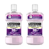 Listerine Duplo Total Care Mouthwash Mild Flavour, 2 x 500 Ml