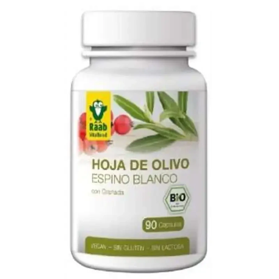 Raab Vitalfood Olive Leaf & Hawthorn 90Caps Bio Sg Vegan: цены и характеристики