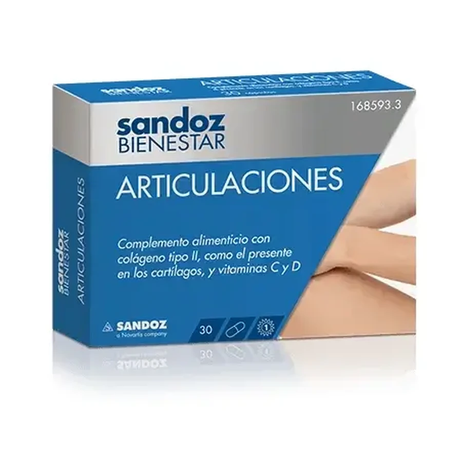 Sandoz Bienestar Articulaciones 30 капсул: ціни та характеристики