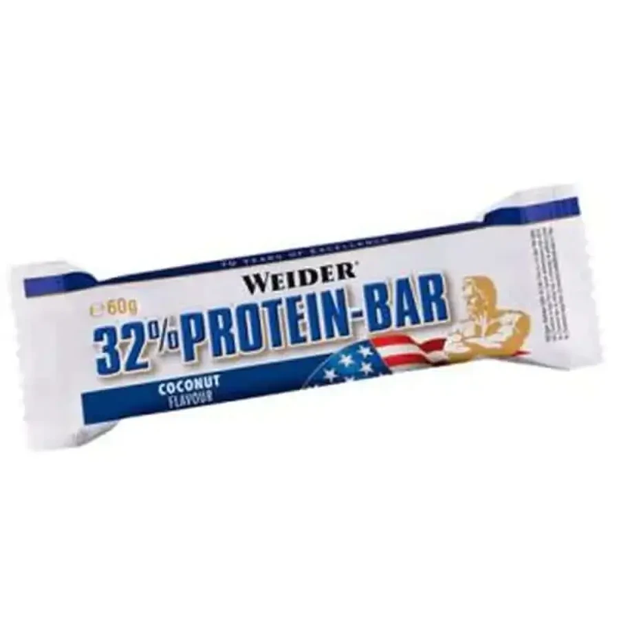 Weider Weider Протеїн 32% кокосові палички 24шт ** Weider Weider Протеїн 32% кокосові палички 24шт: ціни та характеристики