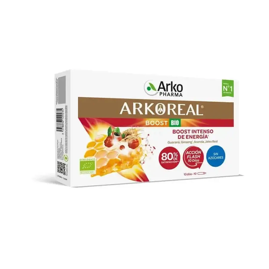 Arkopharma Arkoreal Boost Bio, 10 одиниць: ціни та характеристики
