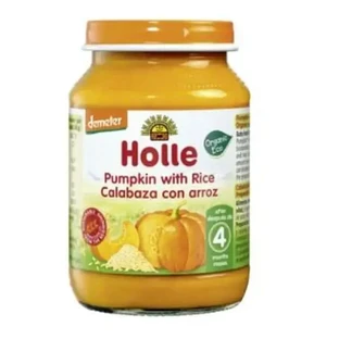 Holle Тыква с рисом 4 месяца 190 гр. Demeter