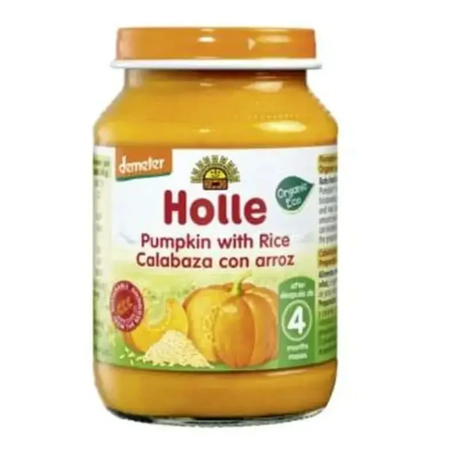 Holle Тыква с рисом 4 месяца 190 гр. Demeter: цены и характеристики