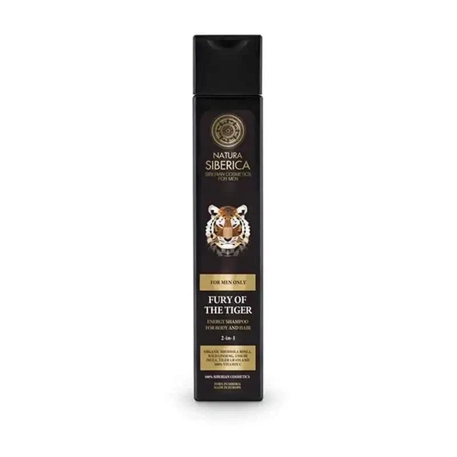 Natura Siberica Ns Men Fury Of The Tiger Шампунь для чоловіків, що заряджає енергією Na, 250 мл: ціни та характеристики