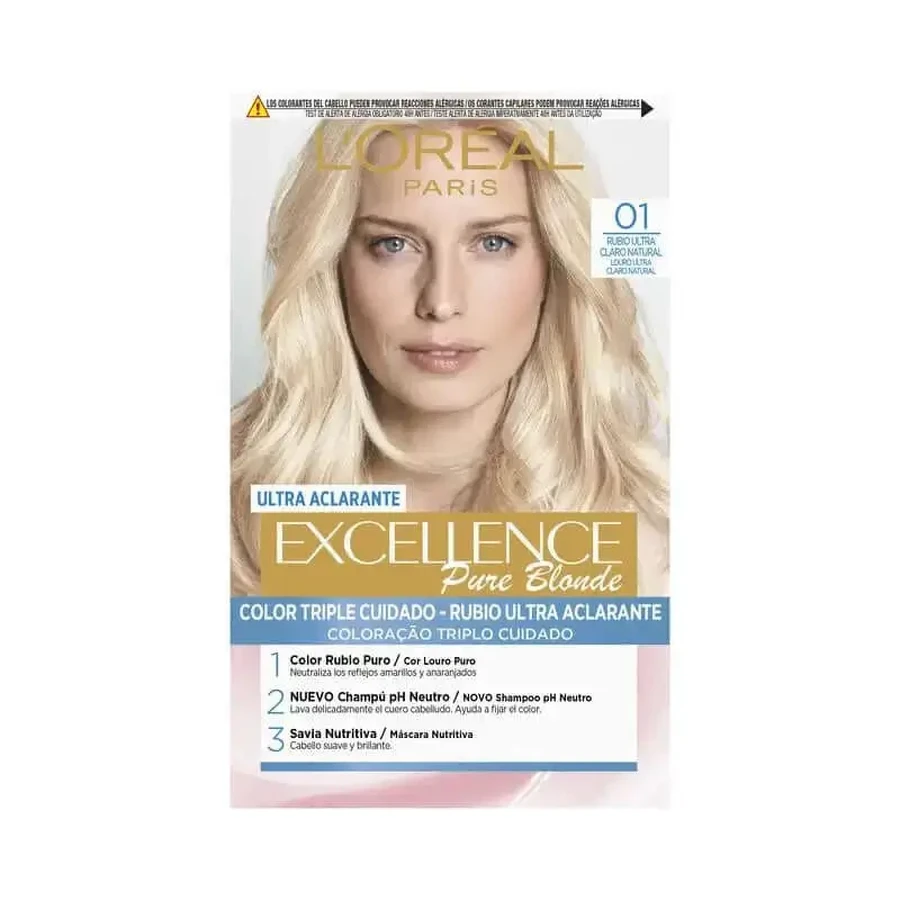 L'Oréal Paris Excellence Pure Blonde Ультраосвітлюючий - Відтінок 01 Ультра-світлий натуральний блонд: ціни та характеристики