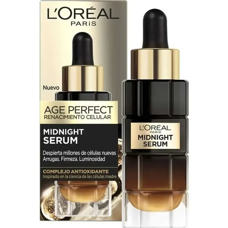 L'Oréal Paris Midnight Serum Age Perfect Cellular Revival, с антиоксидантным комплексом, ночная сыворотка для лица: цены и характеристики
