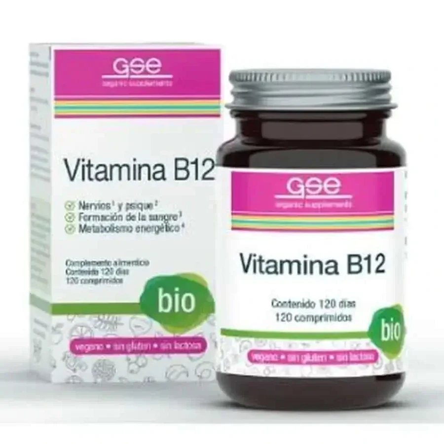 Gse Vitamin B12 120 таблеток Bio Vegan: цены и характеристики