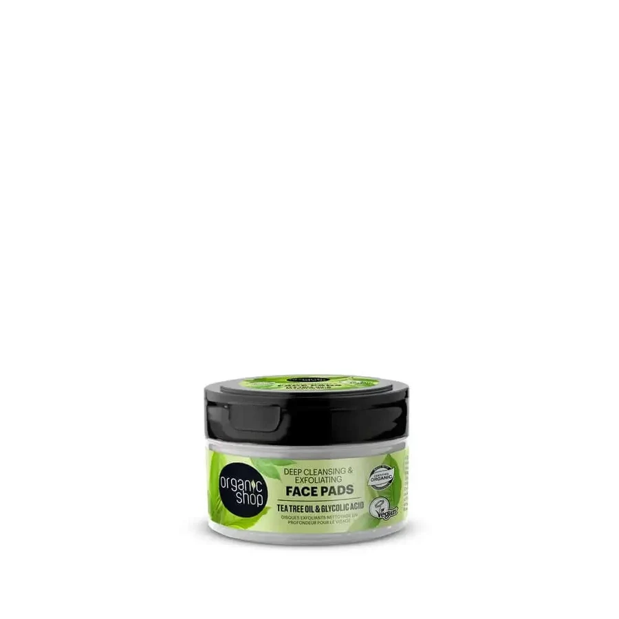Глибоко очищувальні відлущувальні скраб-диски для обличчя Organic Shop, 20 шт.: ціни та характеристики