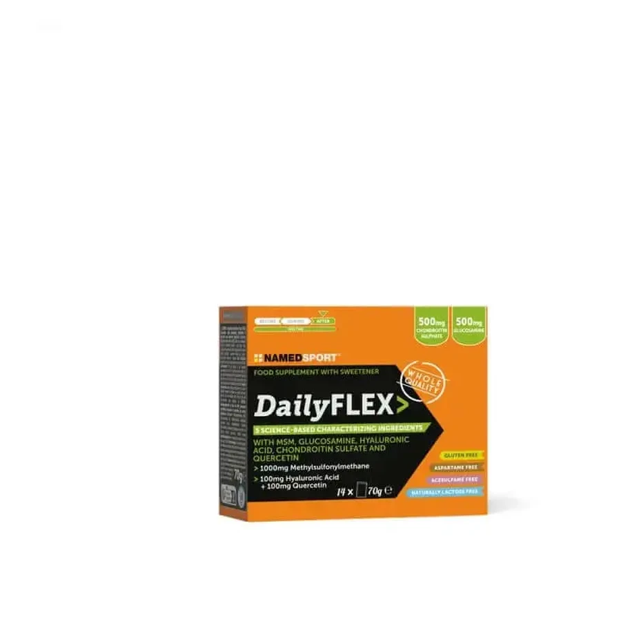 Названі спортивні вітаміни та мінерали Dailyflex, 1 коробка з 14 пакетиками: ціни та характеристики