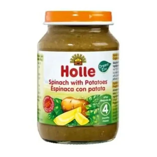 Holle Шпинат с картофелем 4 месяца 190гр. Demete