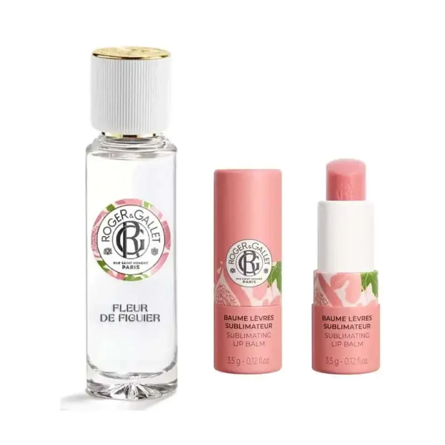 Бальзам для губ Roger & Gallet Fleur De Figuier + набор ароматической воды Well-being: цены и характеристики