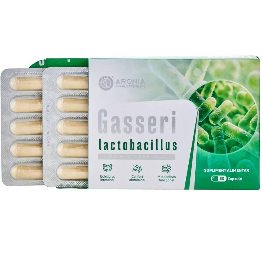 Lactobacillus Gasseri - концентрований пробіотик з 50 мільярдами КУО для кишкового балансу, комфортного травлення та оптимального метаболізму: ціни та характеристики